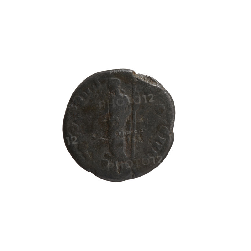denarius, Antoninus Pius (86–161; Roman emperor 138–161), scepters, branches, head of the emperor in a laurel wreath, personifications, Pax (personification), Antoninus Pius — iconography. Obverse: head of Antoninus Pius in a laurel wreath to the right, legend IMP CAES T AEL HADR A NINVS AVG PIVS PP; Reverse: Pax stands left, holds a branch in his right hand and a long scepter in his left, legend TR PO T XIIII - COS IIII; episode PAX, 150–151, Roman Empire (27 BC–476), Rome. Coin: diameter 17.0–17.5 mm, weight 2.72 g, axis 180 degrees.
