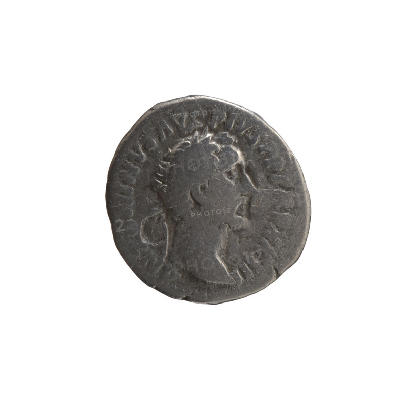 Denarius of Antoninus Pius (86–161; Roman emperor 138–161), 159–160. Obverse: Head of Antoninus Pius in a laurel wreath facing right, legend ANTONINVS AVG PIVS PP TRP XXIII. Reverse: Pax (personification) standing left, holding a branch in right hand and a long scepter in left, legend PACI AVG COS IIII. Roman Empire (27 BC–476), Rome. Coin; diameter 15.5–17.5 mm, weight 3.10 g, axis 15°.