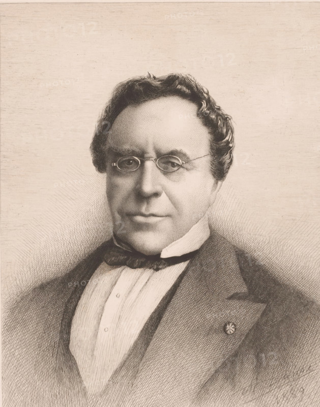 Portrait of Emile Masquelier, alderman of Mons, print, printmaker: Auguste Danse, 1889, paper, chine collé, etching, intaglio printmaking technique, height 267 mm x width 211 mm, Person, Emile Albert André Martin Joseph Masquelier, historical person, - historical person, portrayed alone, A detailed engraved portrait of a man from the chest up, showing a high forehead with wavy dark hair, round spectacles perched on his nose, and a composed expression with closed lips; he wears a white shirt with a high collar, a dark bow tie, and a dark jacket with visible lapels and a circular pin on one side, all rendered with fine line shading on a plain textured background.