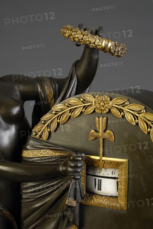 Pendule époque Empire (détail)
