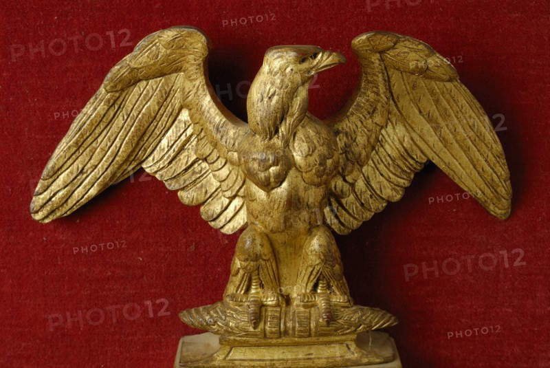 Paire d'aigles de parements (détail)