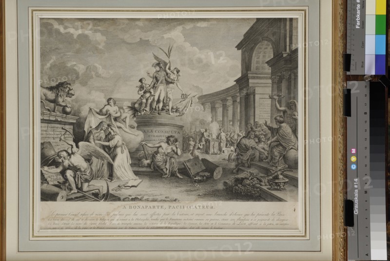 Allégorie : "A Bonaparte, Pacificateur"