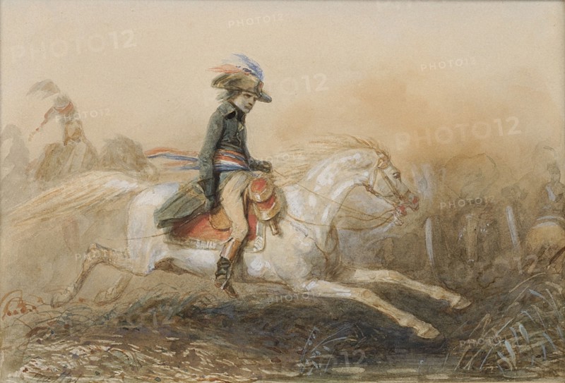 A. Raffet, "Bonaparte à cheval"