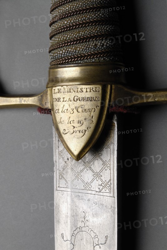 Sabre des "Quatre Cent Braves" (détail)