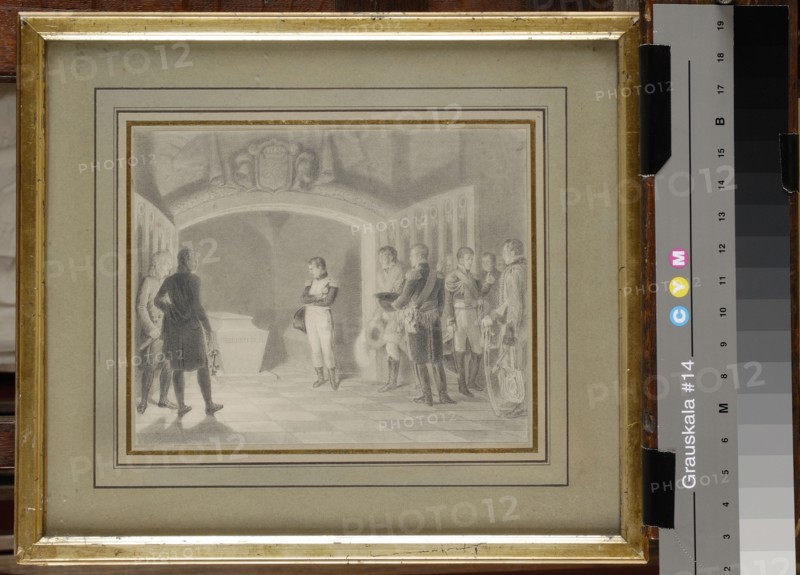 Napoléon au tombeau du Grand Frédéric