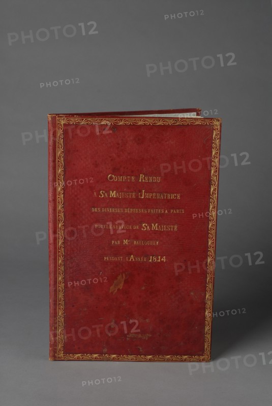 Compte rendu des dépenses de l'Impératrice Marie-Louise en 1814
