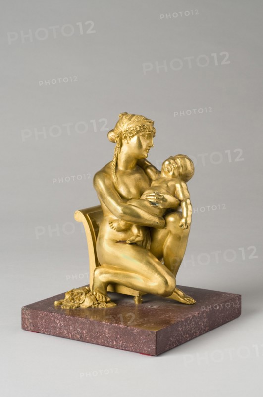 Bronze group, probably a symbol of Maria-Luisa and the king of Rome, First French Empire
