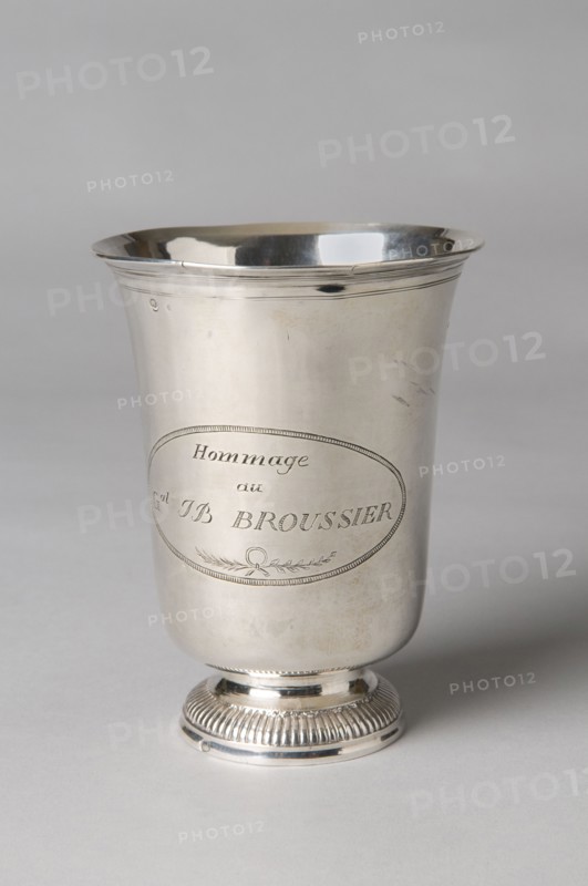 Grande timbale en argent, époque Restauration