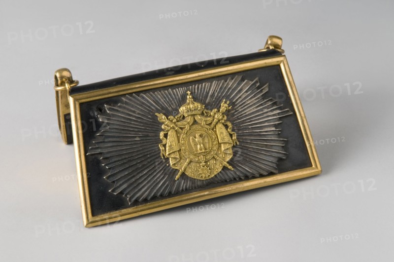 Cartridge pouch case, full dress uniform of a Cent-gardes (elite cavalry), model 1854
