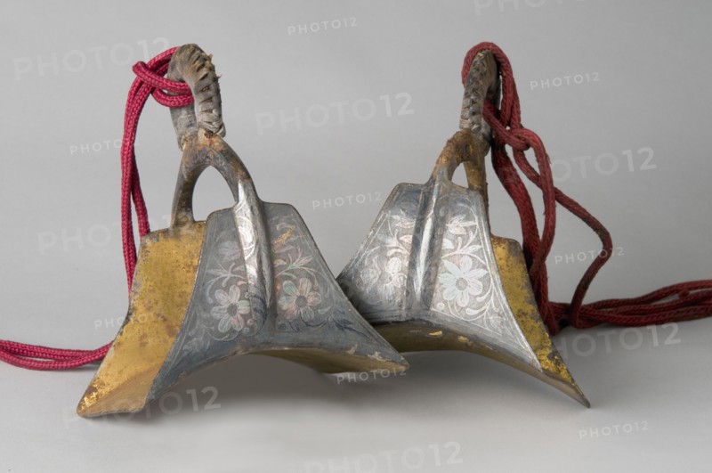 Paire d'étriers arabes, vers 1830