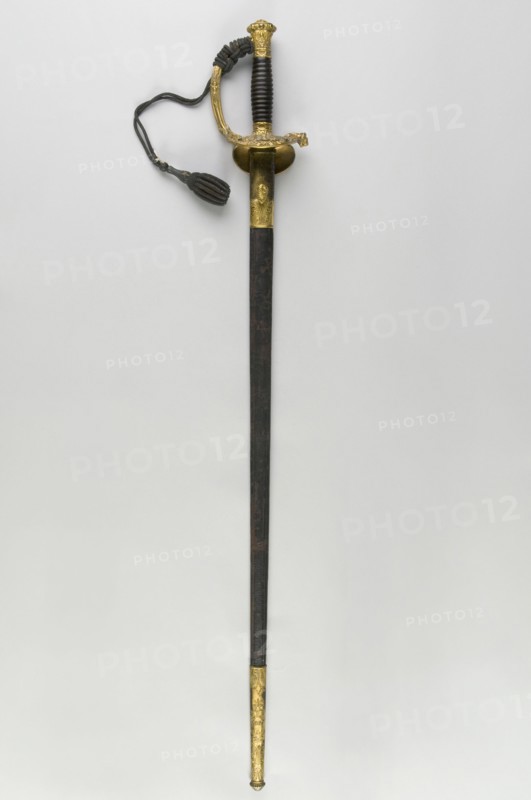 Epée type 1817 à ciselures, de Général de brigade, époque Second Empire