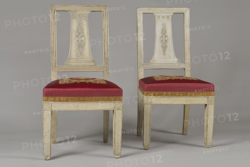 Paire de chaises, par Pierre Benoît Marcion