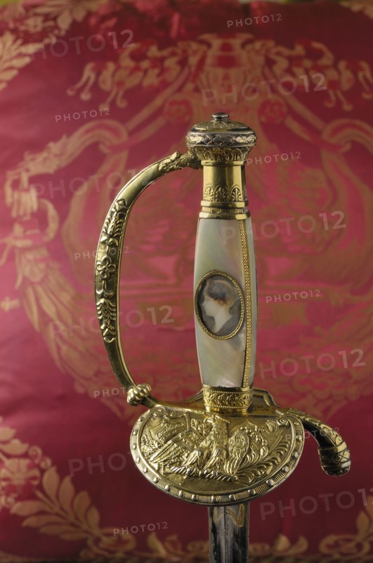 Sword given to  the count of Tascher de la Pagerie by the prince Eugène de Beauharnais, French 1st Empire