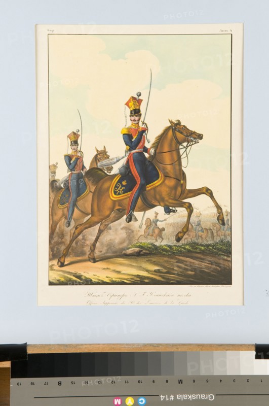 Finart (d'après), "Officier supérieur Régiment des Lanciers de la garde", 19e siècle