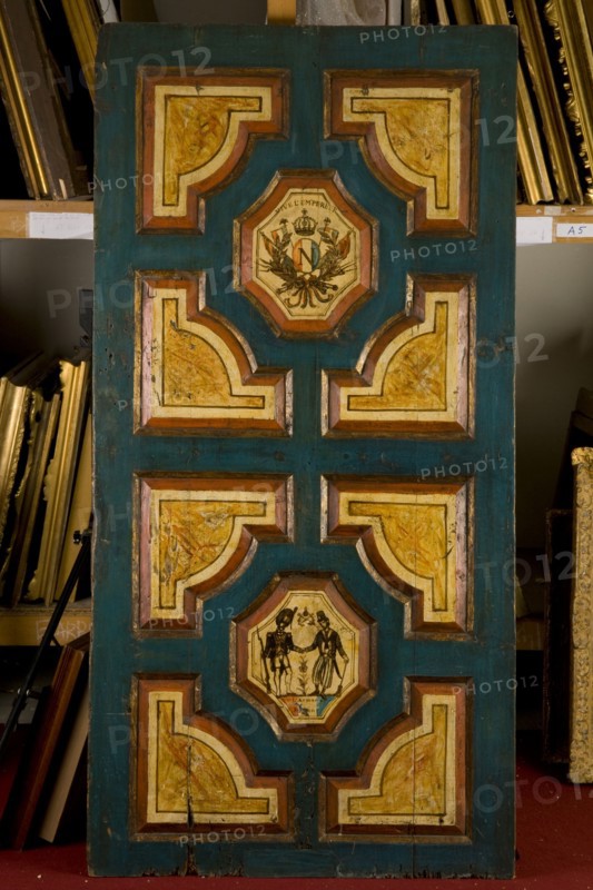 Decorative panel in praise of Napoleon 1st, 20th Century