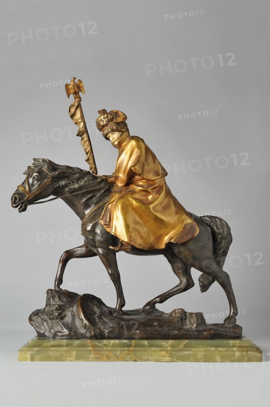 Raphaël Nanini, "Retraite de Russie - Hussard à cheval"