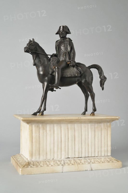Ecole française du XIXème siècle, Napoléon à cheval