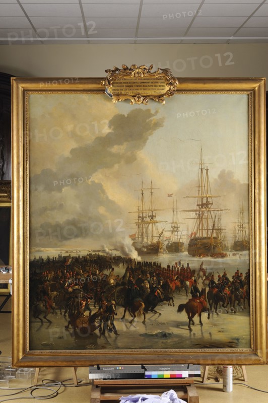 Louis Mozin (atelier de), "Prise de la flotte anglo-batave"