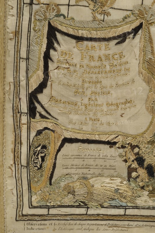 Dezauche, Carte de France (détail)