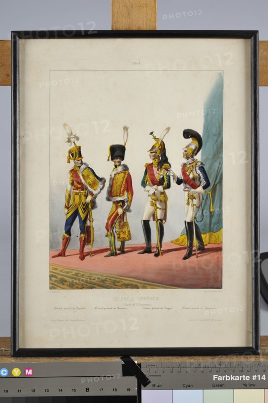 Jean-Baptiste Isabey (d'après), "Colonnels-généraux (sacre de l'empereur)"