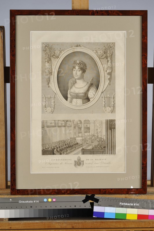 Audouin, "Couronnement de sa majesté l'impératrice des français. An 1804 Deux Décembre"