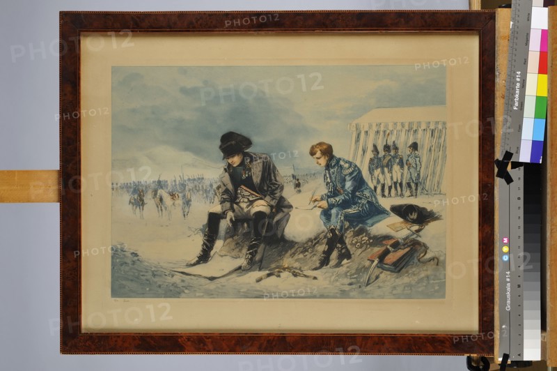 "L'empereur Napoléon 1er donnant ses ordres sur le champ de bataille" (Wagram)