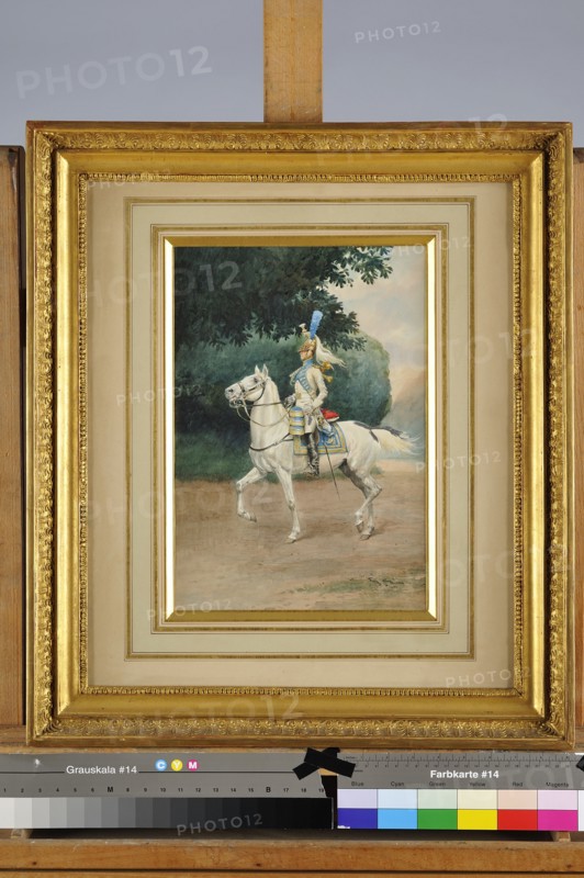 Georges Bertin Scott, Trompette de dragon à cheval