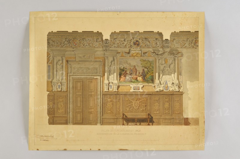 Palais de Fontainebleau, "Restauration de la galerie François 1er"