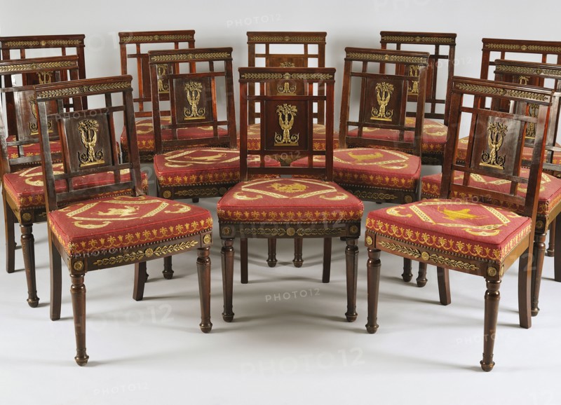 Chaises de style Empire