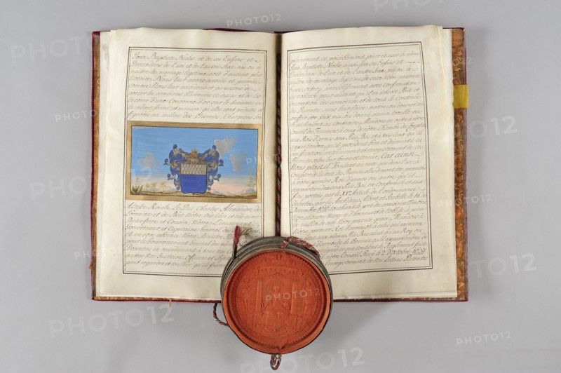 Lettre de noblesse, signée "Marie-Thérèse"