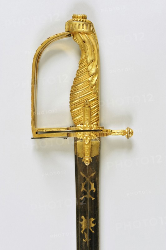 Sabre d'officier supérieur de cavalerie étrangère (détail)