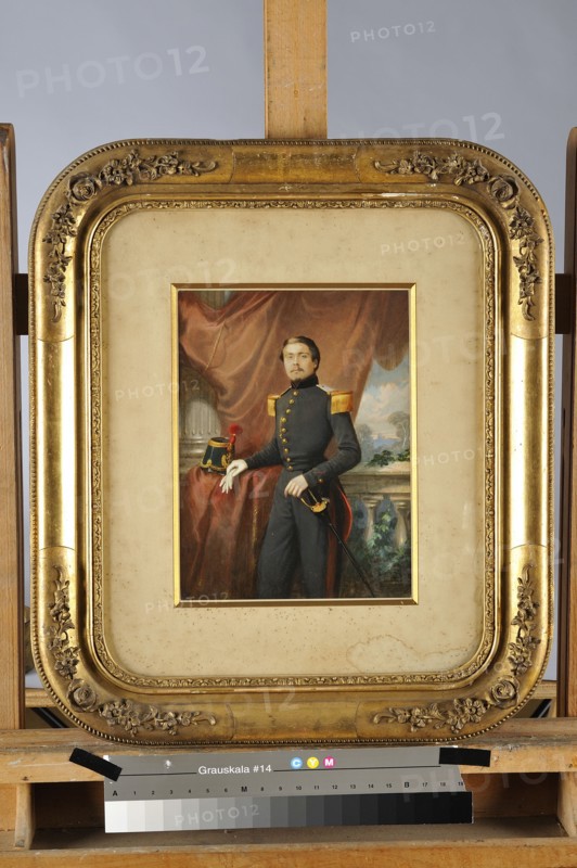 Ecole belge du XIXe siècle, "Portrait du baron Auguste Lahure"