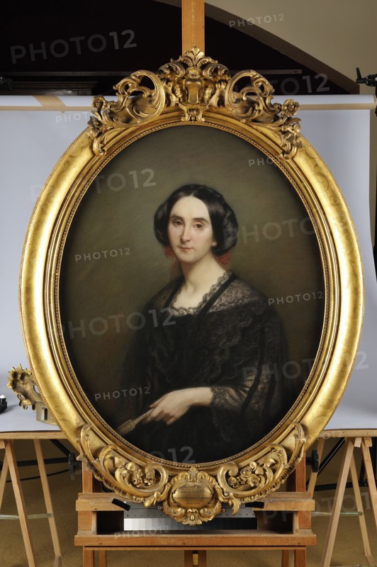 Ecole française du XIXe siècle, "Portrait de Cornélie Lahure"