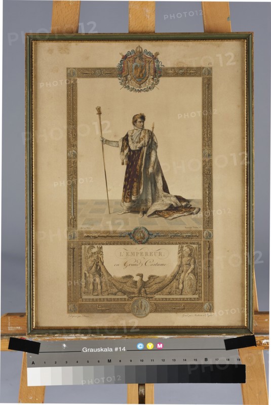 "Le sacre de l'empereur Napoléon dans l'école métropolitaine de Paris le XI Frimaire An XII"