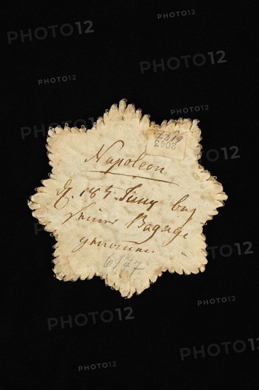 Plaque de Chevalier de l'empereur Napoléon 1er (revers)