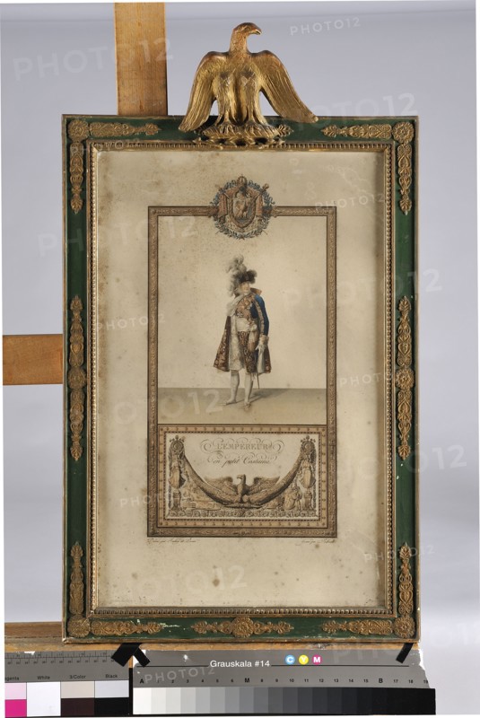 Percier et Isabey (d'après), L'empereur Napoléon en petit costume de sacre