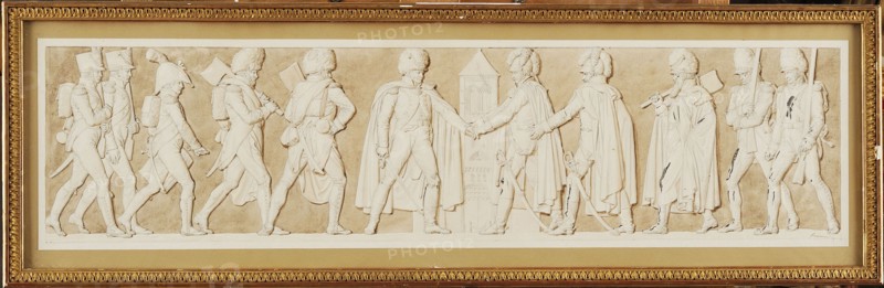 Etude de frises pour le corps législatif