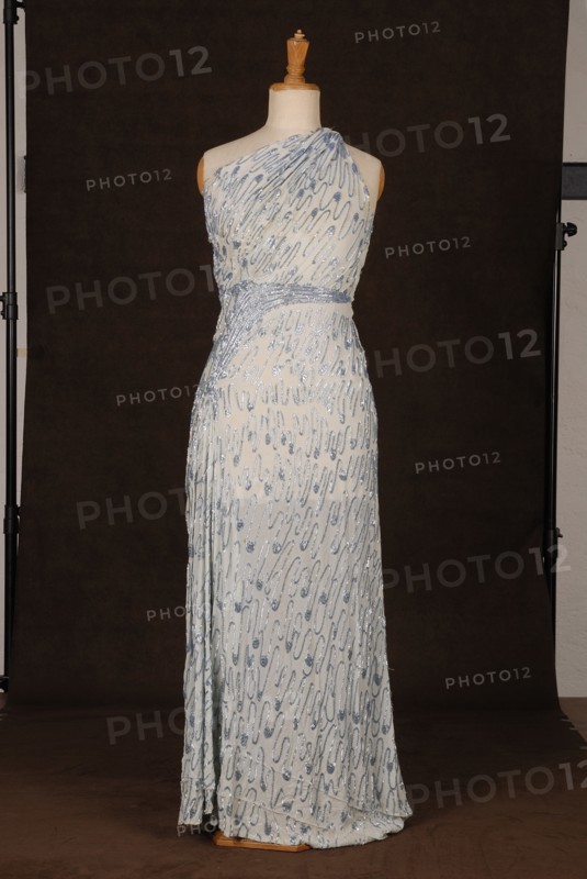 Costume de théâtre : robe de soirée 1930-1940 pailletée