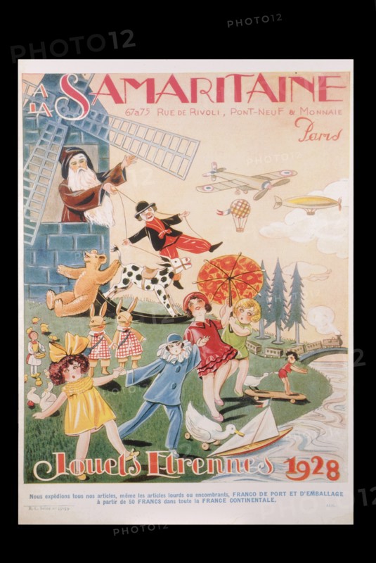 Affiche de Noël de La Samaritaine, 1928