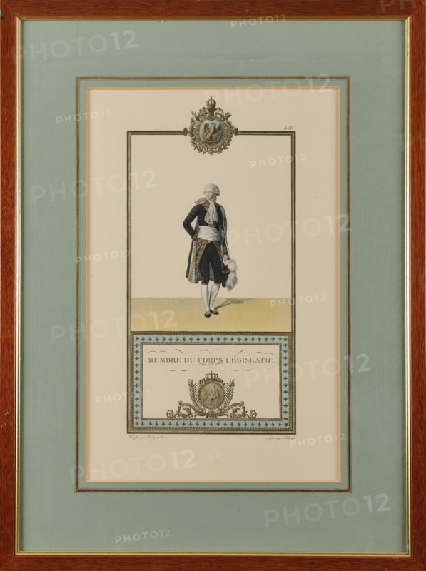 "Membre du Corps législatif", Engraving from the Livre du Sacre (Coronation Book)