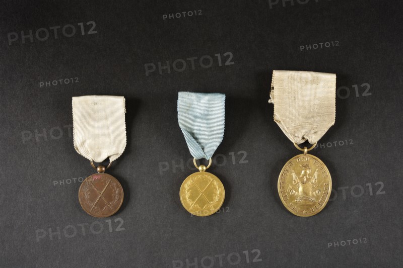 Trois médailles d'honneur de Westphalie (avers)