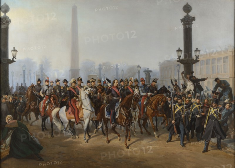 Joncquières, Le prince-président Louis Napoléon Bonaparte place de la Concorde.