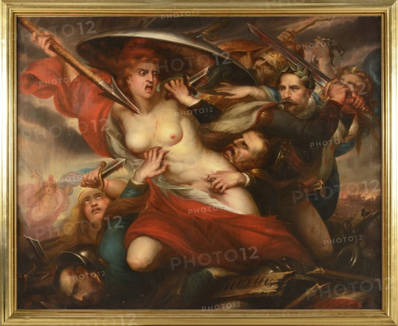 Bologna School, Allegory of the Conquest of Mexico
