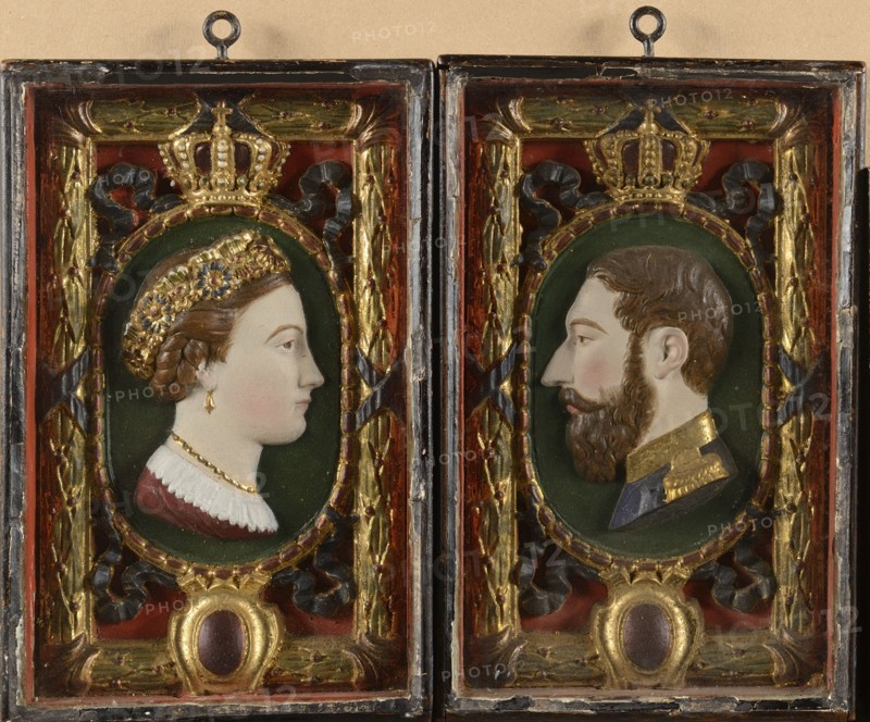 L'empereur Maximilien et l'impératrice Charlotte du Mexique
