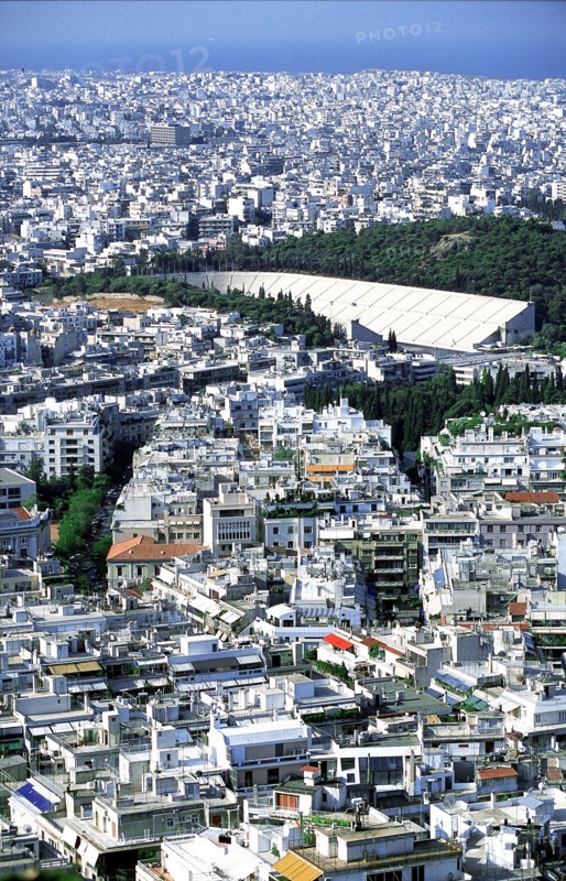 le centre-ville d'Athènes