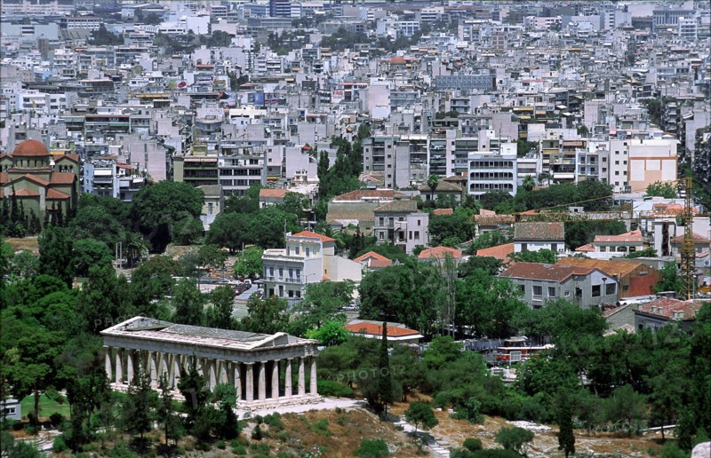 Athènes et l'Agora