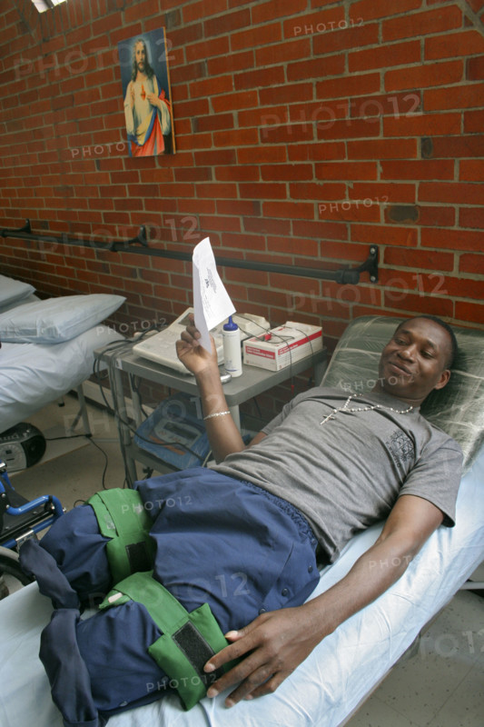 Injured Soldier In Bogota