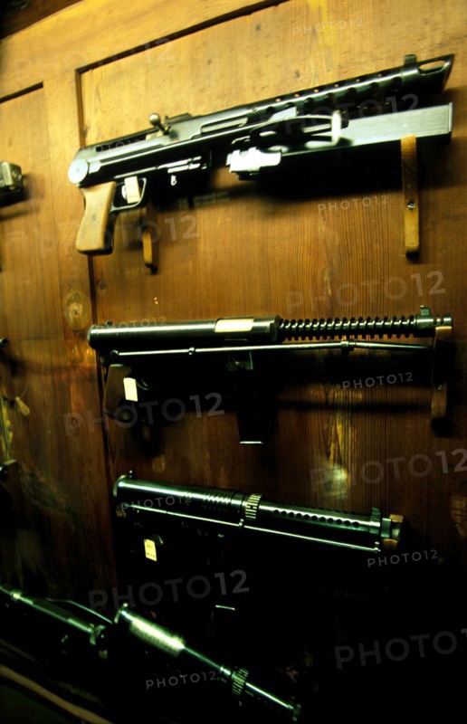 L'USINE D'ARMEMENT BERETTA, L'UNE DES PLUS CELEBRES DANS LA FABRICATION D'ARMES DE CHASSE OU DE GUERRE. LE MUSEE OU EST PRESENTEE UNE COLLECTION UNIQUE DE PLUS D'UN MILLIER D'ARMES BERETTA. GA010201CH22.