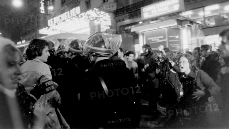 Anti-nuclear demonstration, Paris, 1973