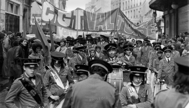 Annual demonstration for Labor Day, Paris, 1973